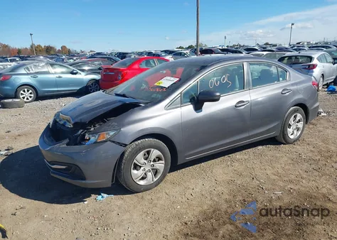 2014 Honda Civic Lx z USA, uszkodzony, nr VIN 19XFB2F52EE208589